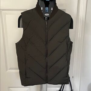 Athleta Olive Green Quilted Vest